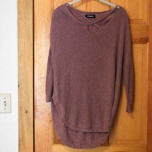 Express Hi-Low Sweater Medium